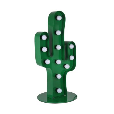 ADM - Simboli con lampadine 'Cactus' - Colore Verde - 82 x 39 x 39 cm