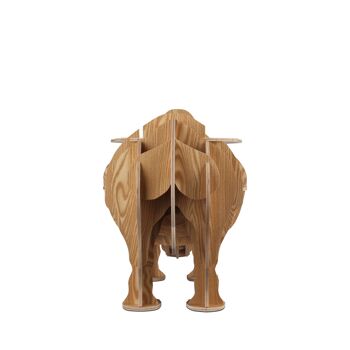 ADM - Meuble Puzzle 'Rhino' - Couleur Bois - 55 x 112 x 40 cm 9