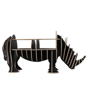ADM - Meuble Puzzle 'Rhino' - Couleur Noir - 55 x 112 x 40 cm 6