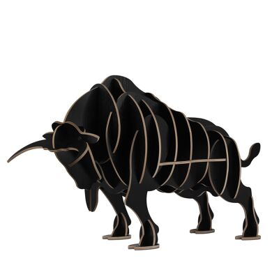 ADM - Puzzle Móvil 'Toro' - Color Negro - 63 x 115 x 35 cm