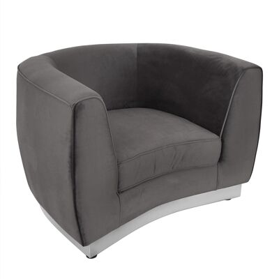 ADM - 'Aurora Luxury Series' Sessel - Farbe Anthrazit - 75 x 108 x 85 cm