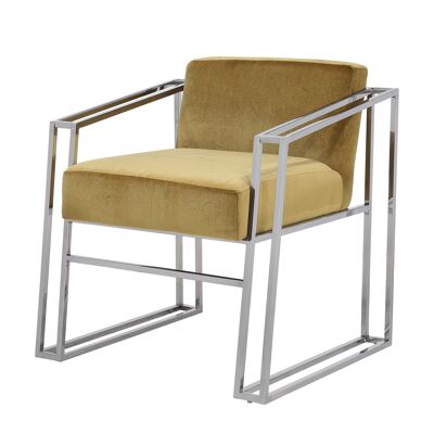 ADM - 'Berlin Luxury Series' Sessel - Beige Farbe - 71 x 67 x 65 cm