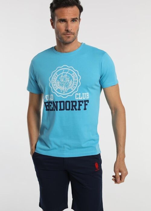 BENDORFF  T-shirts for Mens in Summer 20 | 100% COTTON | Blue - 263