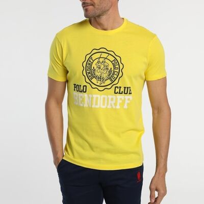 T-shirts BENDORFF pour hommes en été 20 | 100% COTON | Jaune