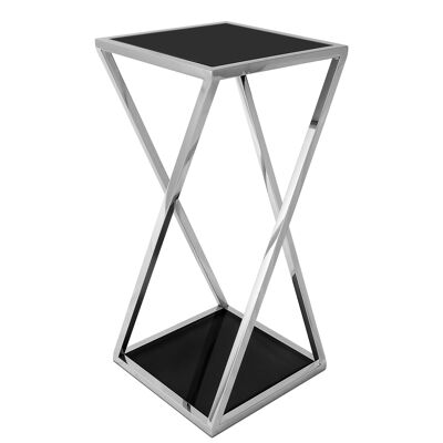 ADM - 'Eks Luxury Series' Column Cabinet - Black Color - 85 x 40 x 40 cm
