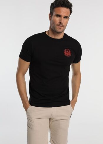 T-shirts BENDORFF pour hommes en été 20 | 100% COTON | Noir