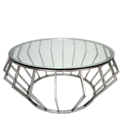 ADM - 'Spider Luxury Series' coffee table - Silver color - 45 x 104 x 104 cm