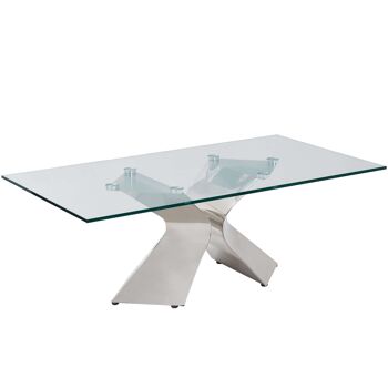 ADM - Table basse 'Ics Luxury Series' - Couleur argent - 45 x 130 x 70 cm 4