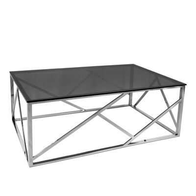 ADM - 'Tiffany Luxury Series' coffee table - Gray color - 44 x 120 x 70 cm