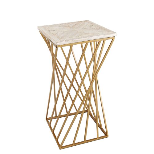 Buy wholesale ADM - Sofa side table 'New York Easy Fashion series' - Gold  color - 60 x 30 x 30 cm