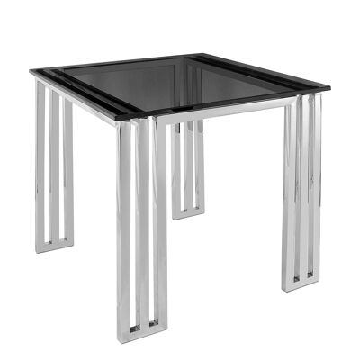 ADM - Table d'appoint de canapé 'New Greece Luxury series' - Couleur grise - 50 x 50 x 50 cm