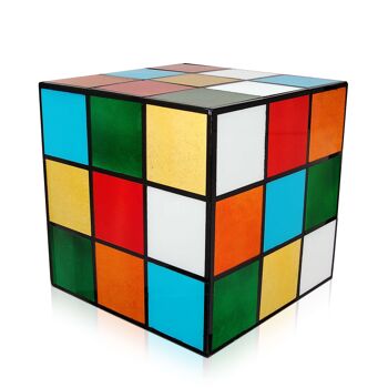 ADM - Table d'appoint de canapé 'Cubo Rubik' - Couleur multicolore - 50 x 50 x 50 cm 8