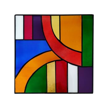 ADM - Table d'appoint de canapé 'Kandinsky Cube' - Couleur multicolore - 50 x 50 x 50 cm 10