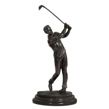 ADM - Sculpture en bronze 'Joueur de golf' - Couleur bronze - 24 x 14 x 14 cm 6
