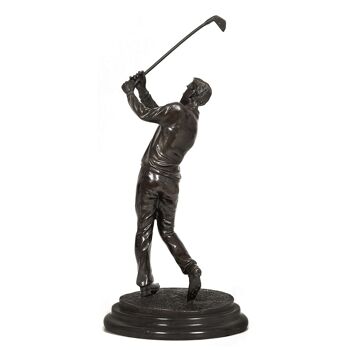 ADM - Sculpture en bronze 'Joueur de golf' - Couleur bronze - 24 x 14 x 14 cm 7