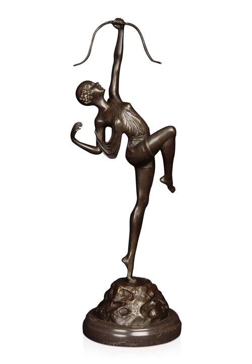 ADM - Scultura in bronzo 'Arciera' - Colore Bronzo - 50 x 17 x 16 cm
