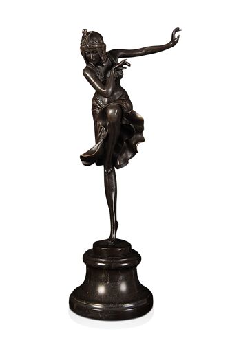 ADM - Sculpture en bronze 'Ballerine' - Couleur bronze - 39 x 15 x 12 cm 7