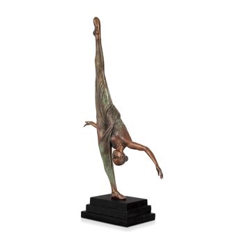 ADM - Sculpture en bronze 'Danseuse voilée' - Couleur bronze - 58 x 35 x 13 cm 6