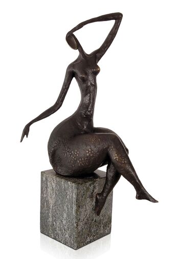 ADM - Sculpture en bronze 'Nature' - Couleur bronze - 43 x 13 x 21 cm 6