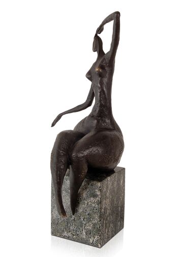 ADM - Sculpture en bronze 'Nature' - Couleur bronze - 43 x 13 x 21 cm 8
