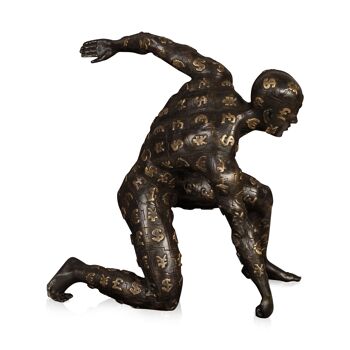 ADM - Sculpture en bronze 'Denier' - Couleur bronze - 30 x 28,5 x 19 cm 6