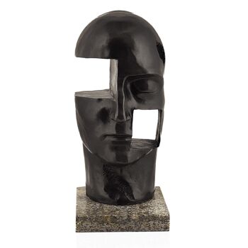 ADM - Sculpture en bronze 'Tête' - Couleur bronze - 35 x 15 x 15 cm 7