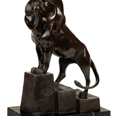 ADM - Bronze sculpture 'Lion' - Bronze color - 32 x 21 x 12 cm