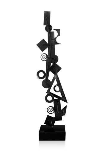 ADM - Sculpture en métal 'Composition de figures géométriques' - Couleur multicolore - 66 x 14 x 14 cm 9