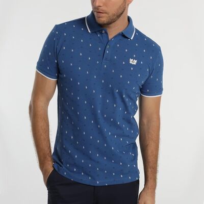 BENDORFF Poles for Mens in Summer 20 | 100% COTTON | Blue 263