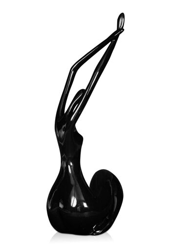 ADM - Sculpture en résine 'Petit réveil' - Couleur noire - 32 x 15 x 10 cm 3