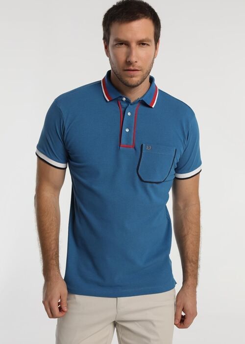BENDORFF Poles for Mens in Summer 20 | 100% COTTON | Blue - 2654