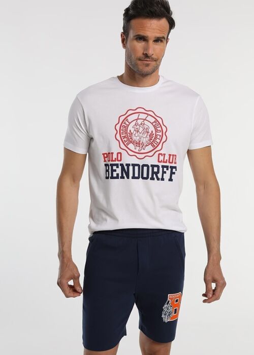 BENDORFF  Bermuda for Mens in Summer 20 | 100% COTTON | Blue