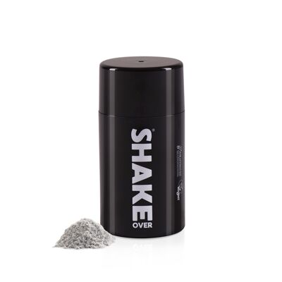 SHAKE OVER ZINC-ENRICHED HAIR FIBERS GRAY