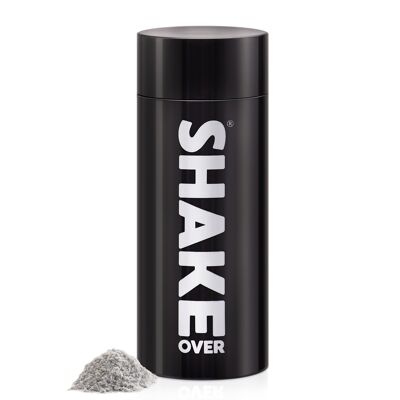 SHAKE OVER ZINC-ENRICHED HAIR FIBERS GRAY