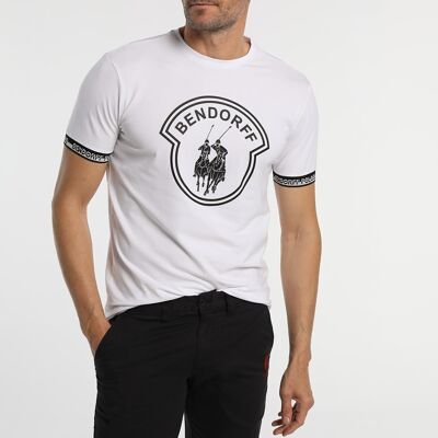 T-shirts BENDORFF pour hommes en été 20 | 95% COTON 5% ÉLASTHANNE | Blanc - 201