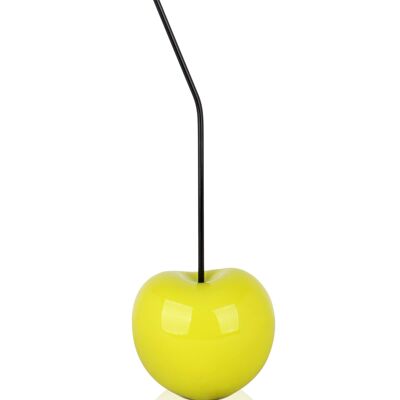 ADM - Sculpture en résine 'Cherry small' - Couleur jaune - 44 x 14 x 12 cm