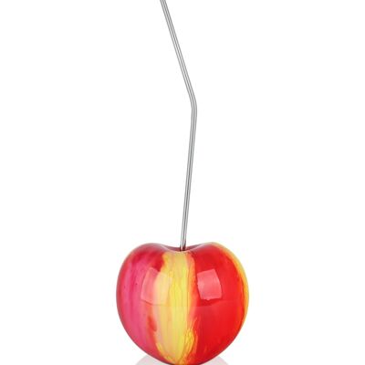 ADM - Escultura de resina 'Cereza pequeña' - Color multicolor - 44 x 14 x 12 cm