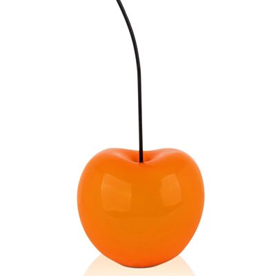 ADM - 'Cherry' resin sculpture - Orange color - 54 x 22 x 18 cm