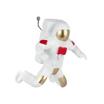 ADM - Sculpture en résine 'Astronaute 1' - Couleur blanche - 26 x 18 x 13 cm 5