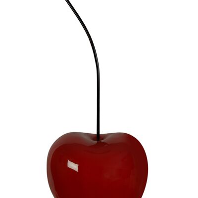 ADM - Gran escultura de resina 'Big cherry' - Color burdeos - 66 x 27 x 24 cm
