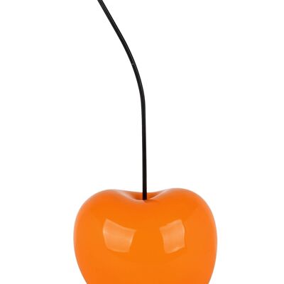 ADM - Gran escultura de resina 'Big cherry' - Color naranja - 66 x 27 x 24 cm
