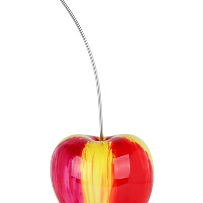 ADM - Grande sculpture en résine 'Grosse cerise' - Couleur multicolore - 66 x 27 x 24 cm