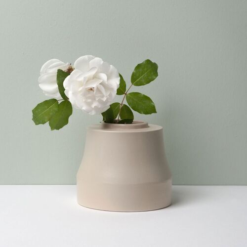 Ivory IRIS Modular Ceramic Vase