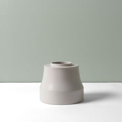 Vase Modulable en Céramique IRIS Blanc Coton