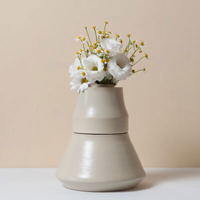 Ivory EMPATICA Modular Ceramic Vase