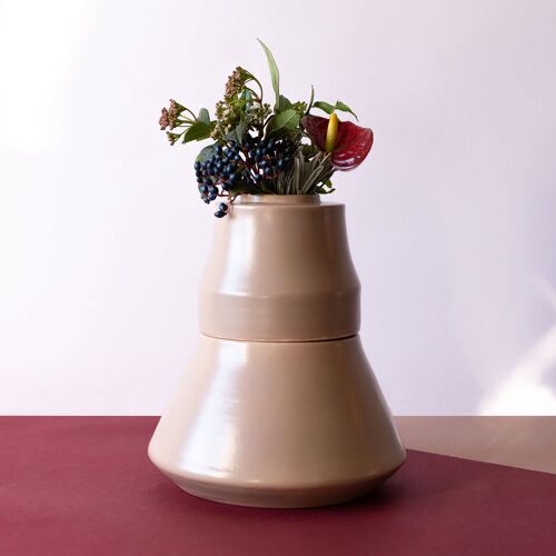Powder Pink EMPATICA Modular Ceramic Vase
