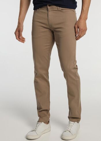 Pantalon BENDORFF pour homme en été 20 | 98% COTON 2% ÉLASTHANNE | marron