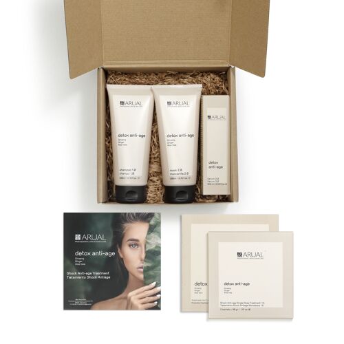 ARUAL PACK DETOX EXFOLIANTE CAPILAR REPARADOR