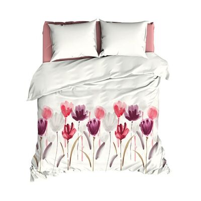 Romanette Duvet Cover Fiorito Rose/Grey 270x220