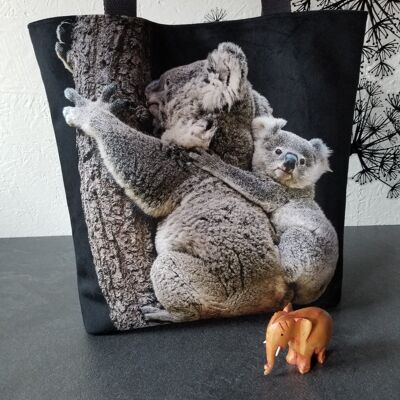 sac cabas tembo© velours koalas
